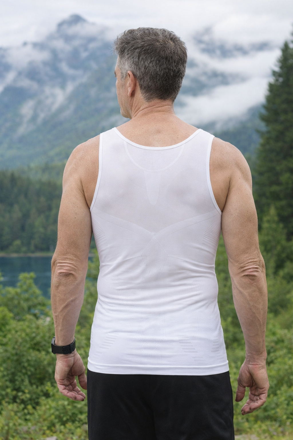 ComfyCore Men's Belly Shaper Vest Slim Fit