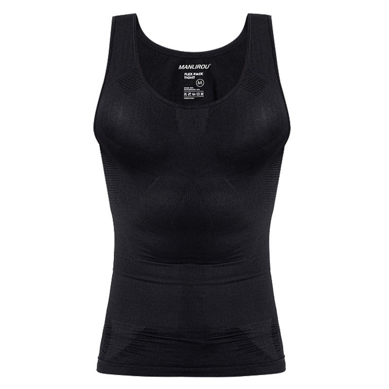 ComfyCore Men's Belly Shaper Vest Slim Fit