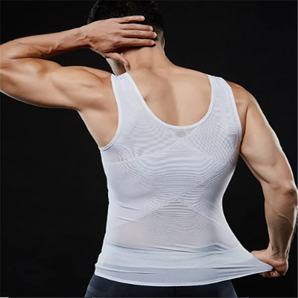 ComfyCore Men's Shaping Vest for Abdomen Control and Slimming