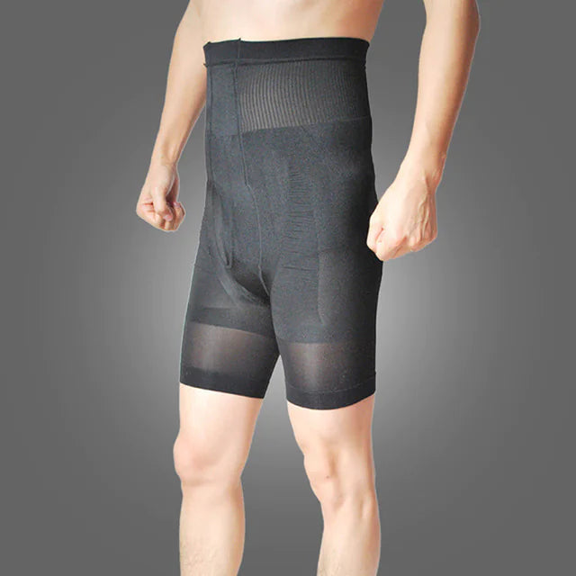 ComfyCore Men's High Waist Shaping Pants for Abdomen Control