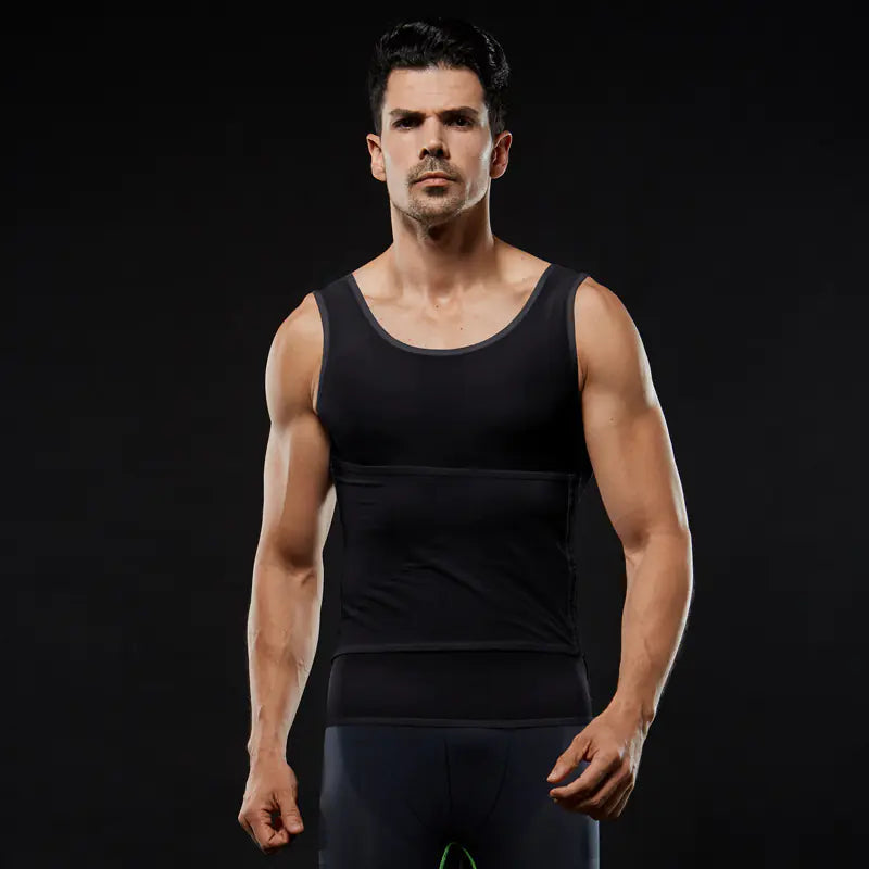 ComfyCore Men's Shaping Vest for Abdomen Control and Slimming